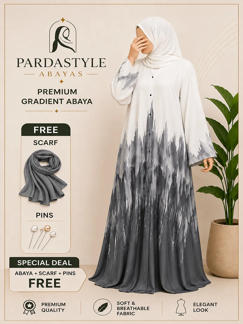 Printed Abaya Set – Premium Collection Deal 20 - Image 2