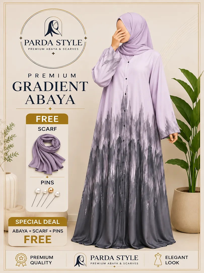 Printed Abaya Set – Premium Collection Deal 20 - Image 4