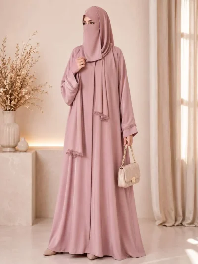 Premium 3-Piece Abaya Set