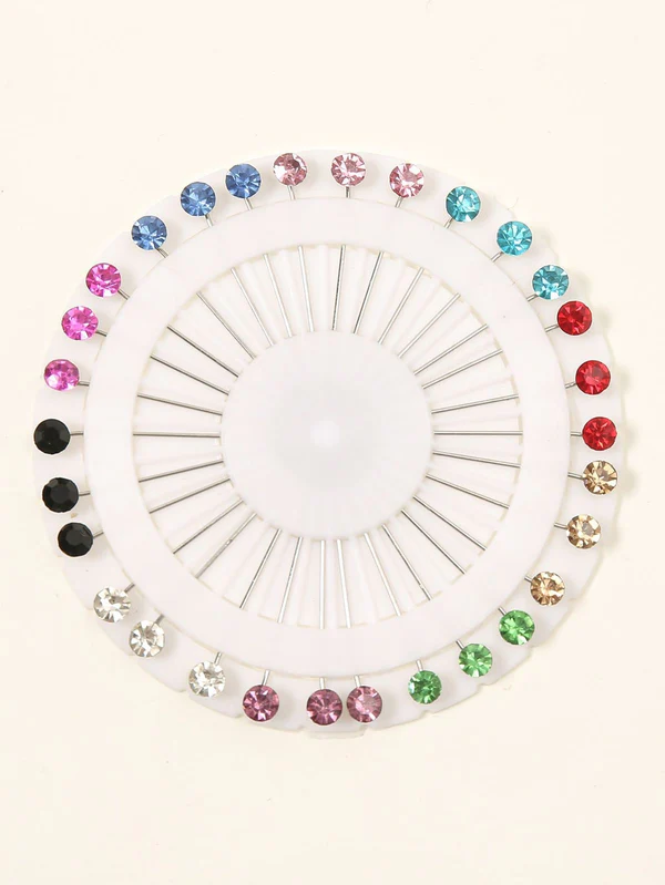 Stone Wheel Pins For Hijabs
